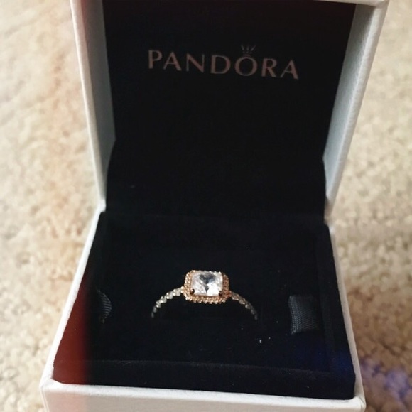 Pandora Jewelry - Pandora Timeless Elegance Rose Gold Ring